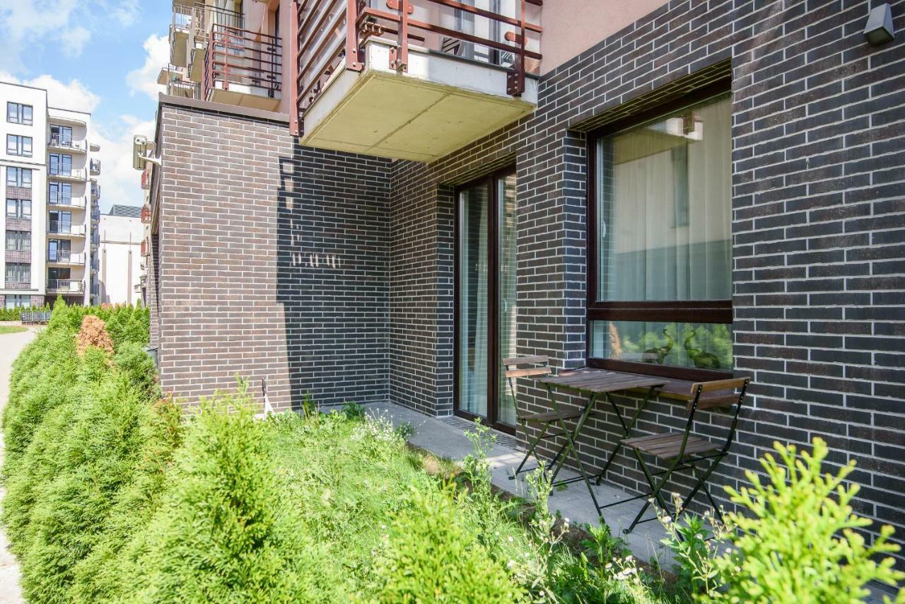 #Stayhere - Comfy & Stylish Studio With Green Patio Close To Old Town VNO Exterior foto